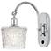 Ballston Niagra 7" Incandescent Sconce - Chrome Finish - Clear Shade