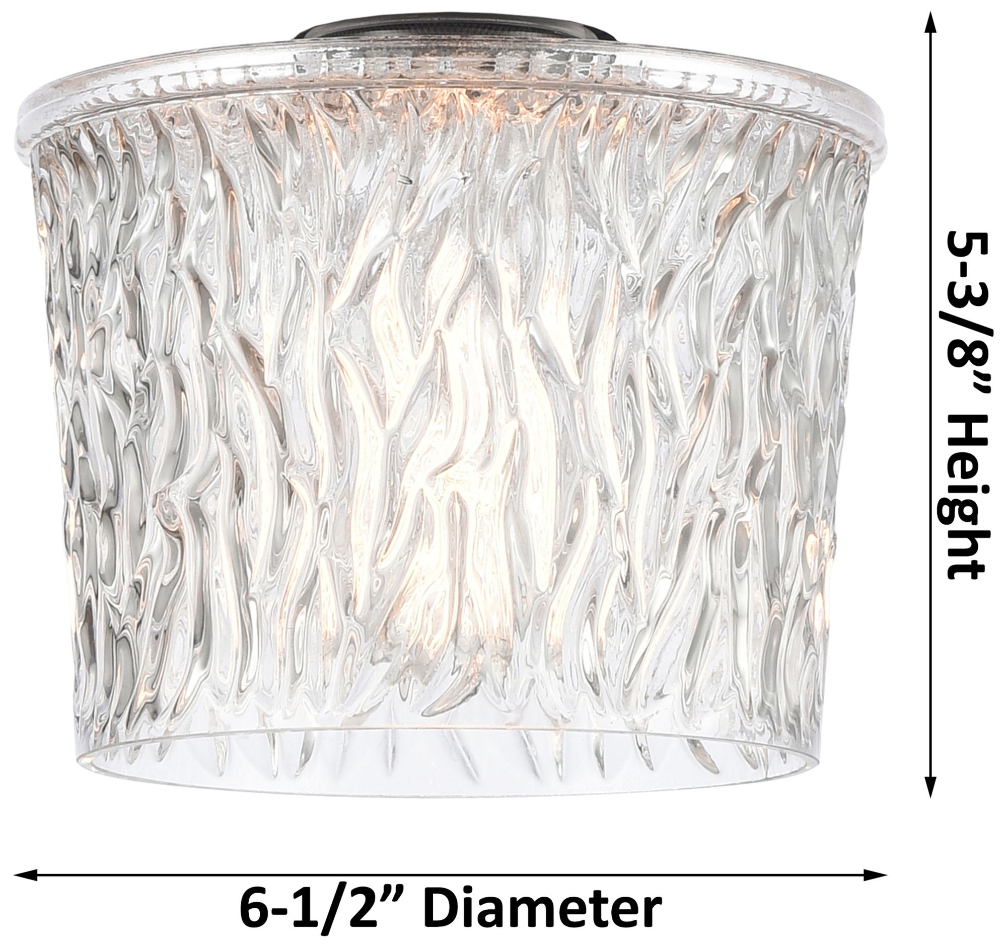 Image 4 Ballston Niagra 7" Incandescent Sconce - Nickel Finish - Clear Shade more views