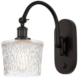 Ballston Niagra 7" LED Sconce - Bronze Finish - Clear Shade