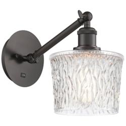 Ballston Niagra 7" LED Sconce - Bronze Finish - Clear Shade