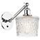 Ballston Niagra 7" LED Sconce - Chrome Finish - Clear Shade