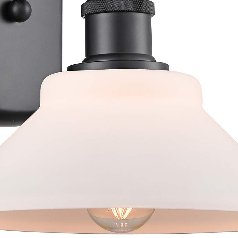 Image 2 Ballston Orwell 10" High Matte Black Wall Sconce more views