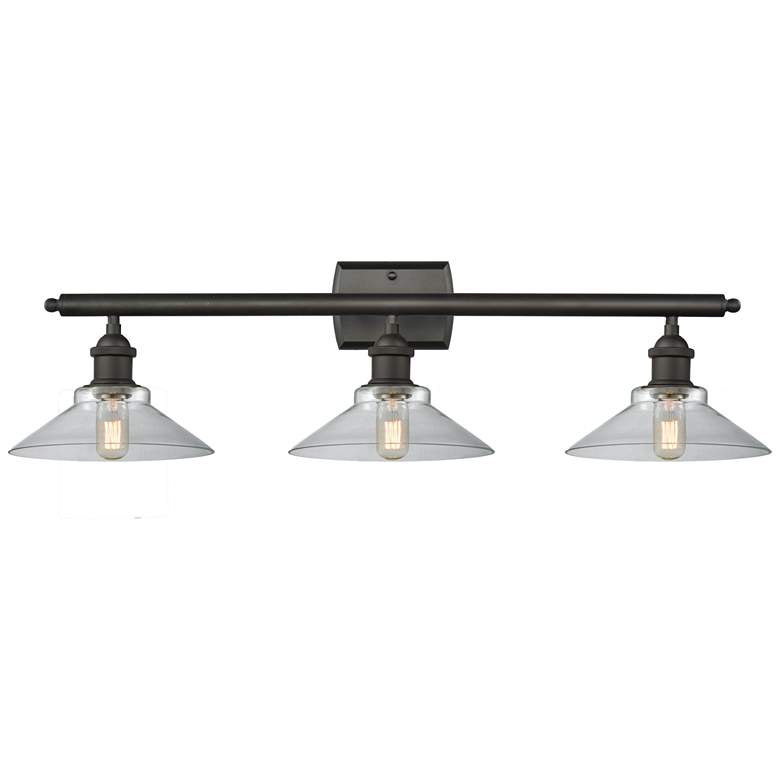 Image 1 Ballston Orwell 26"W Oil-Rubbed Bronze 3-Light Bath Light