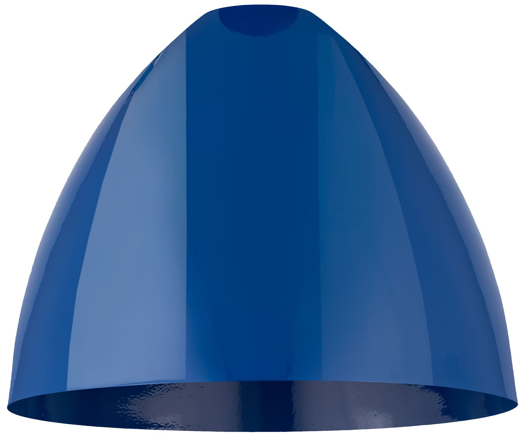 Image 3 Ballston Plymouth Dome 16" Wide Copper Corded Mini Pendant w/ Blue Sha more views