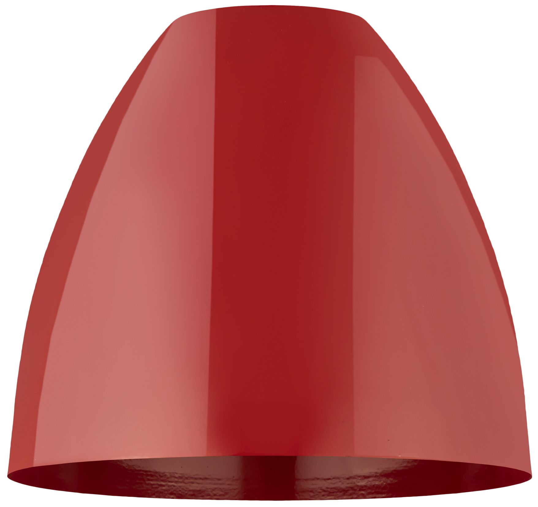 Image 4 Ballston Plymouth Dome 9" Wide Satin Gold Corded Mini Pendant w/ Red S more views