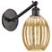 Ballston Preston 11"H Oiled Bronze Swivel Sconce w/ Mercury Bulb Shade