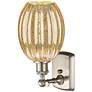 2_Ballston Preston 12"H Brushed Nickel Sconce With Mercury Bulb Shade more views