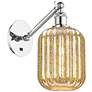 Ballston Preston 12"H Chrome Swivel Sconce w/ Mercury Jar Shade
