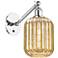 Ballston Preston 12"H Chrome Swivel Sconce w/ Mercury Jar Shade