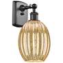 1_Ballston Preston 12"H Oil Rubbed Bronze Sconce With Mercury Bulb Shade