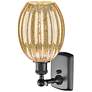2_Ballston Preston 12"H Oil Rubbed Bronze Sconce With Mercury Bulb Shade more views