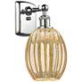 1_Ballston Preston 12"H Polished Chrome Sconce With Mercury Bulb Shade