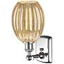 2_Ballston Preston 12"H Polished Chrome Sconce With Mercury Bulb Shade more views
