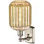 2_Ballston Preston 13"H Brushed Nickel Sconce With Mercury Jar Shade more views