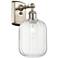 Ballston Preston 13"H Brushed Satin Nickel Sconce With Clear Jar Shade