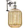 1_Ballston Preston 13"H Polished Nickel Sconce With Mercury Jar Shade