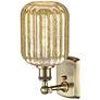 2_Ballston Preston 13" High Antique Brass Sconce With Mercury Jar Shade more views