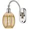 Ballston Preston 15"H Polished Nickel Swivel Sconce w/ Mercury Bulb Shade