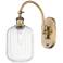 Ballston Preston 16"H Brushed Brass Swivel Sconce w/ Clear Jar Shade