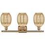 2_Ballston Preston 26"W 3-Lt Brushed Brass Vanity w/ Mercury Bulb Shade more views