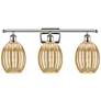 1_Ballston Preston 26"W 3-Lt Polished Nickel Vanity w/ Mercury Bulb Shade