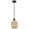 Ballston Preston 6"W Black Cord Mini Pendant w/ Mercury Bulb Shade