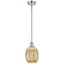1_Ballston Preston 6"W Chrome Stem Mini Pendant w/ Mercury Bulb Shade