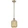 Ballston Preston 7"W Brass Stem Hung Mini Pendant w/ Mercury Jar Shade