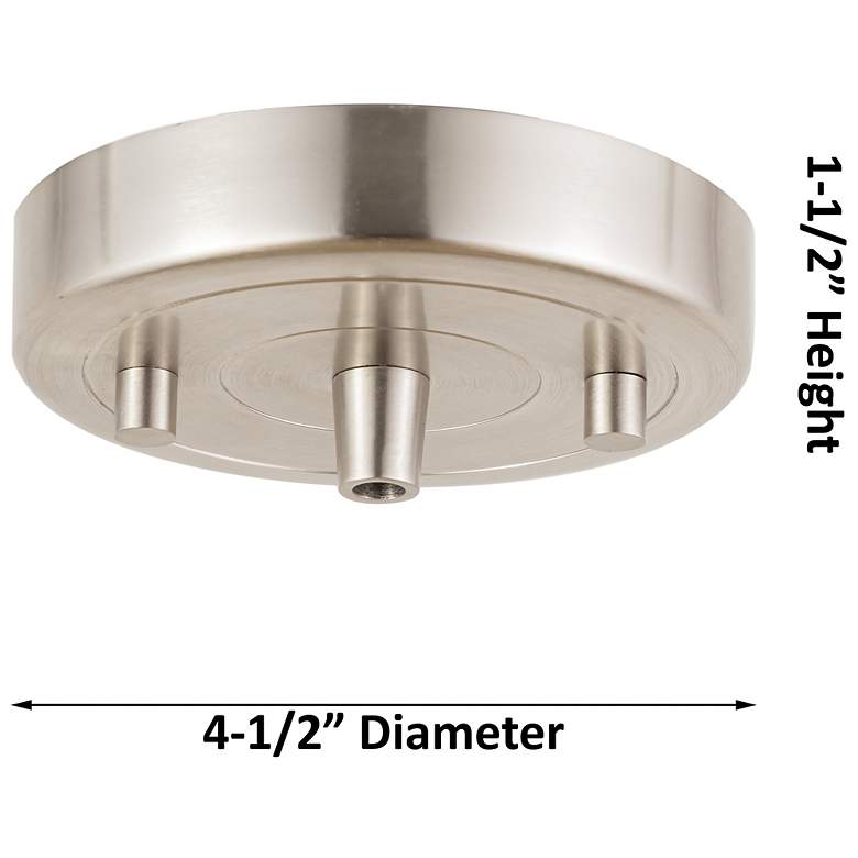 Image 2 Ballston Preston 7"W Brushed Nickel Cord Pendant w/ Mercury Jar Shade more views