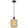 Ballston Preston 7"W Oiled Bronze Cord Pendant w/ Mercury Jar Shade