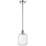 1_Ballston Preston 7"W Polished Nickel Stem Pendant w/ Clear Jar Shade