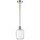 Ballston Preston 7"W Polished Nickel Stem Pendant w/ Clear Jar Shade