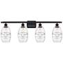 Ballston Rochester 11.38"H Black Brass Adjustable Sconce w/ Clear Shad