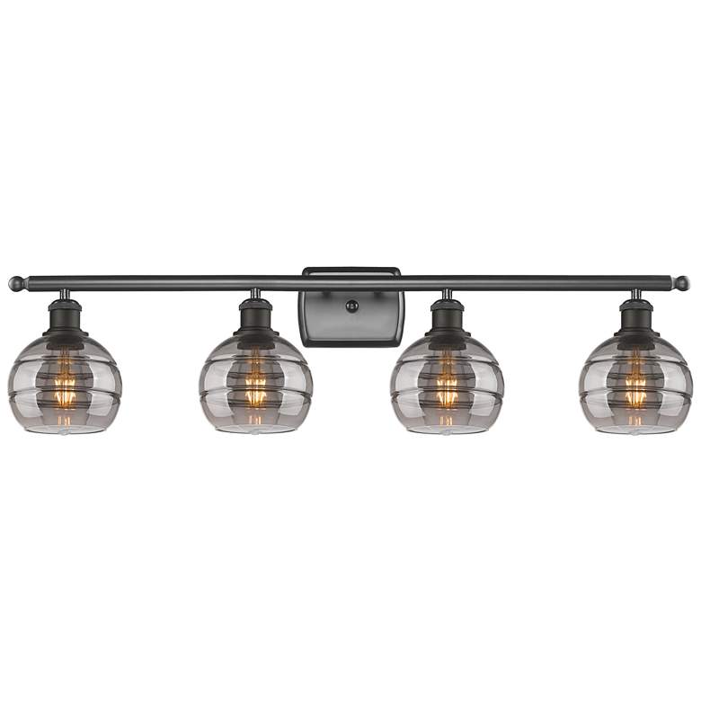 Image 1 Ballston Rochester 11.38"H Chrome Adjustable Sconce w/ Clear Shade
