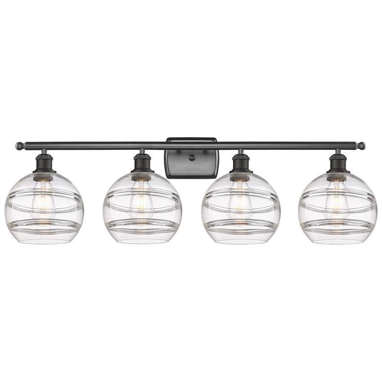 Image 1 Ballston Rochester 11.38"H Chrome Adjustable Sconce w/ Smoke Shade