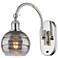 Ballston Rochester 11.38"H Polished Nickel Adjustable Sconce w/ Smoke