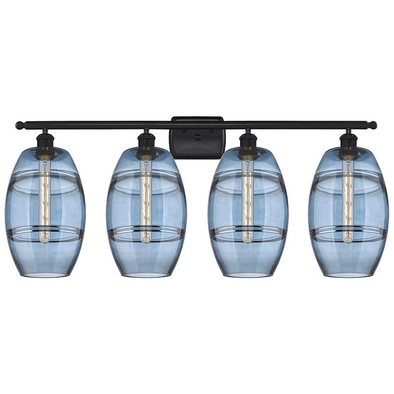 Image 1 Ballston Rochester 13.38"H Black Brass Adjustable Sconce w/ Clear Shad