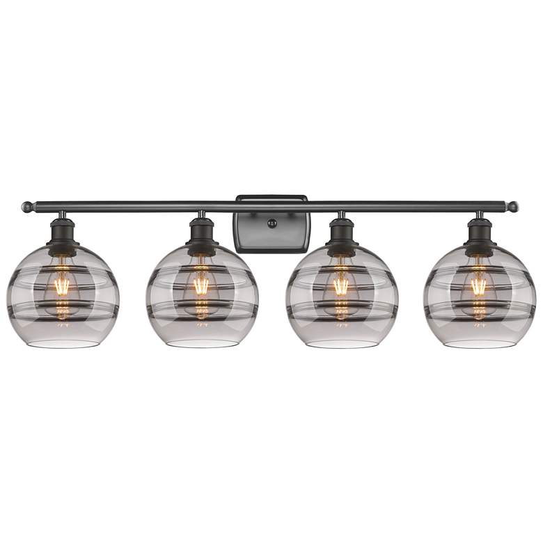 Image 1 Ballston Rochester 13.38"H Chrome Adjustable Sconce w/ Clear Shade