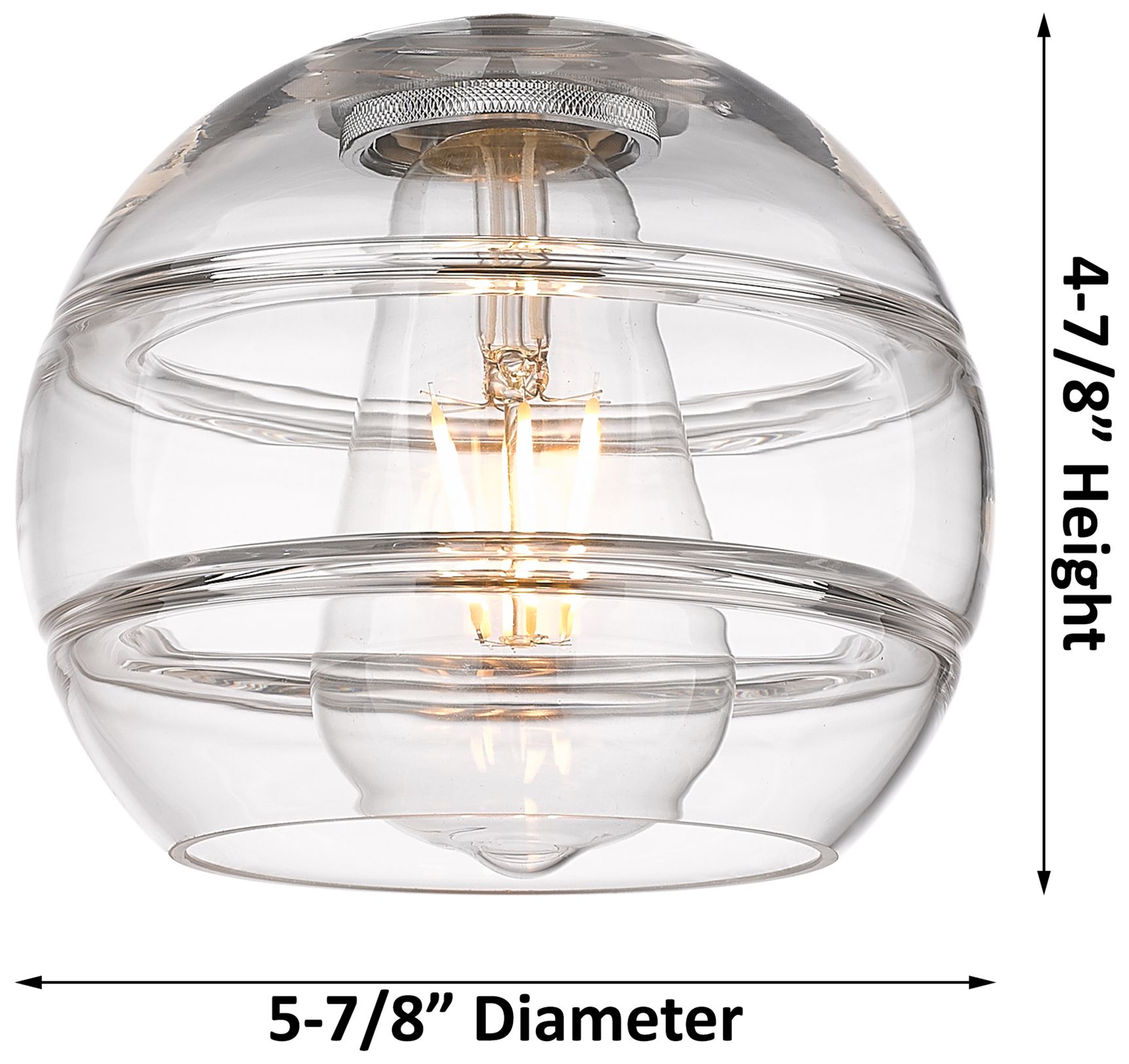 Image 4 Ballston Rochester 17.63"W 3-Light Black Brass Flush Mount w/ Smoke Sh more views