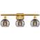 Ballston Rochester 25.88"W 3 Light Gold Bath Light w/ 6" Light Sm