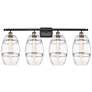 Ballston Rochester 4-Light Oiled Bronze Vanity Light w/ Clear Shade
