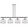 Ballston Rochester 48.25"W 4-Light Chrome Stem Island Light w/ Clear S
