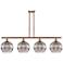 Ballston Rochester 48.25"W 4-Light Copper Stem Island Light w/ Smoke S