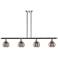 Ballston Rochester 48"W 4-Light Chrome Stem Island Light w/ 6" Sm