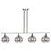 Ballston Rochester 48"W 4-Light Chrome Stem Island Light w/ 8" Sm