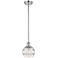 Ballston Rochester 5.88"W Chrome Stemmed Mini Pendant w/ Clear Shade