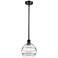 Ballston Rochester 8"W Oiled Bronze Stemmed Mini Pendant w/ Clear Shad