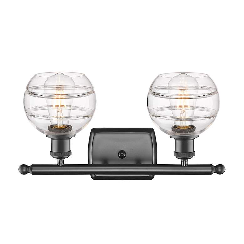 Image 3 Ballston Rochester 9"H Oil-Rubbed Bronze 2-Light Wall Sconce more views