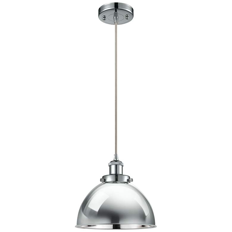 Image 1 Ballston Urban 10.5" Chrome Corded Mini Pendant w/ Chrome Shade