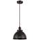 Ballston Urban 10.5" Oil Rubbed Bronze Corded Mini Pendant w/ Shade